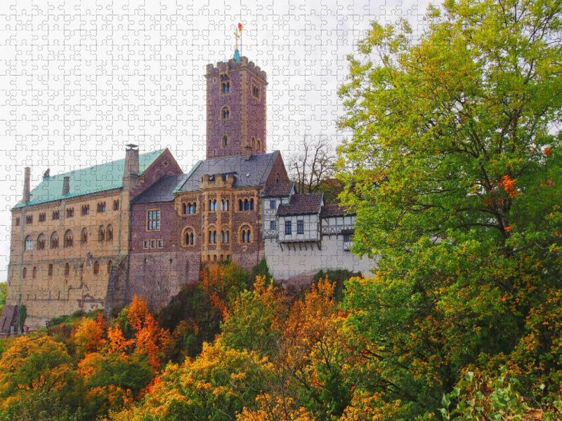 La Wartburg en Thuringe - Puzzle photo CALVENDO' 