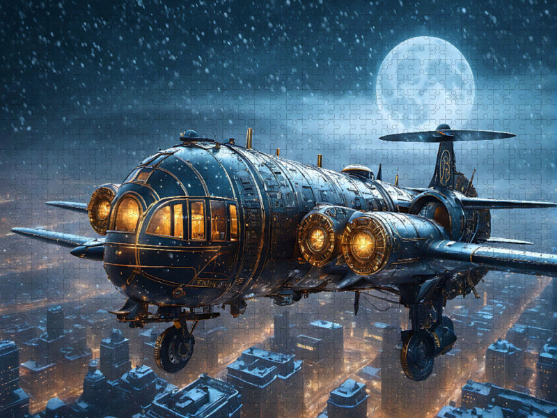 Airgleiter im Mondlicht - CALVENDO Foto-Puzzle'