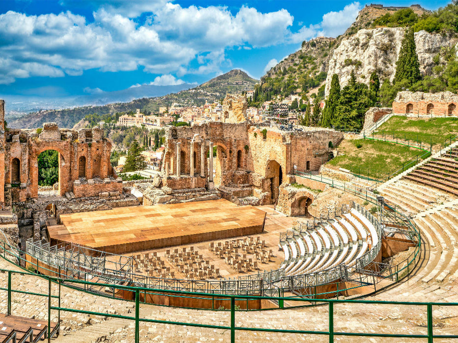 Griechisches Theater um 350 v. Chr. - CALVENDO Foto-Puzzle'