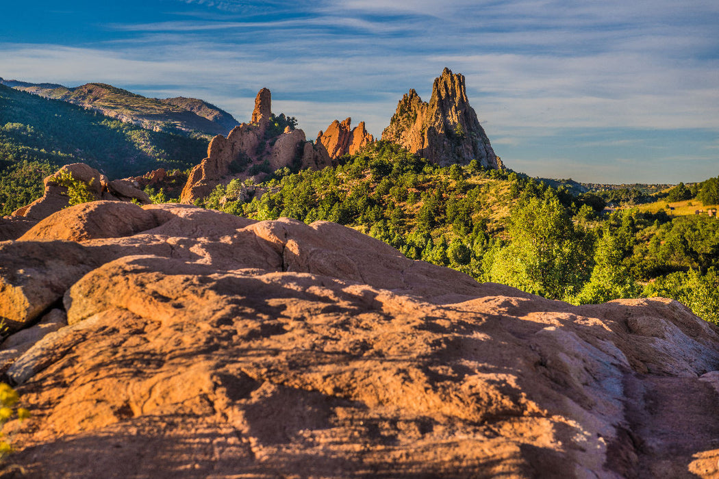 Premium Textil-Leinwand Garden of the Gods, Colorado