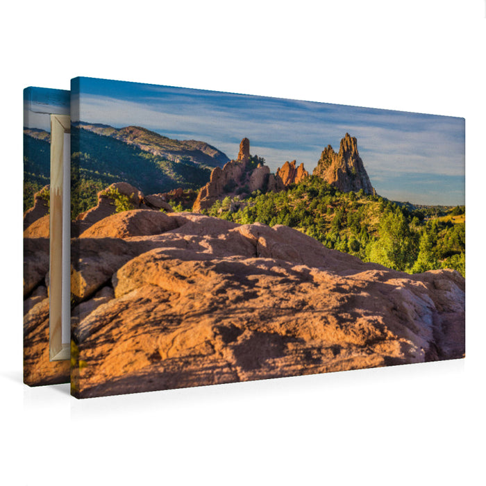 Premium Textil-Leinwand Garden of the Gods, Colorado