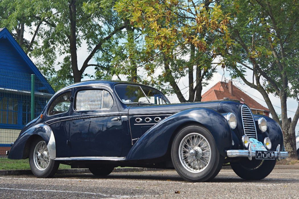 Premium Textil-Leinwand Bugatti Typ 101
