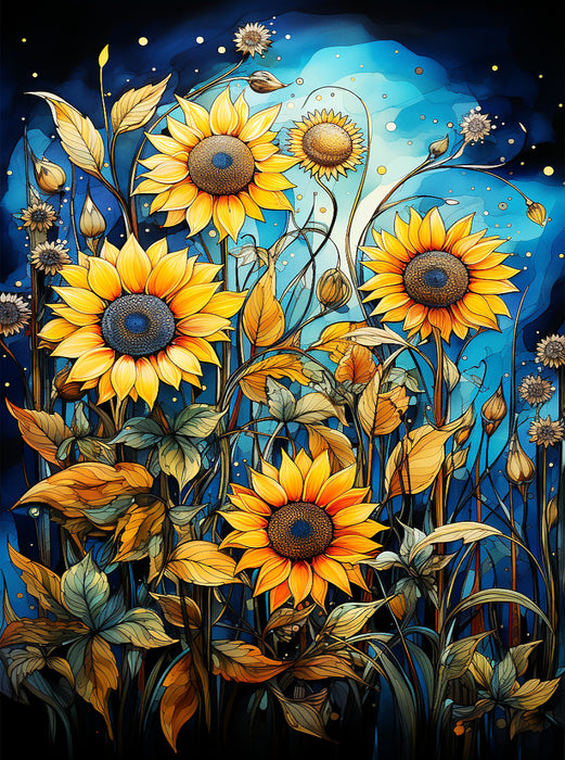 Sonnenblumen - CALVENDO Foto-Puzzle'