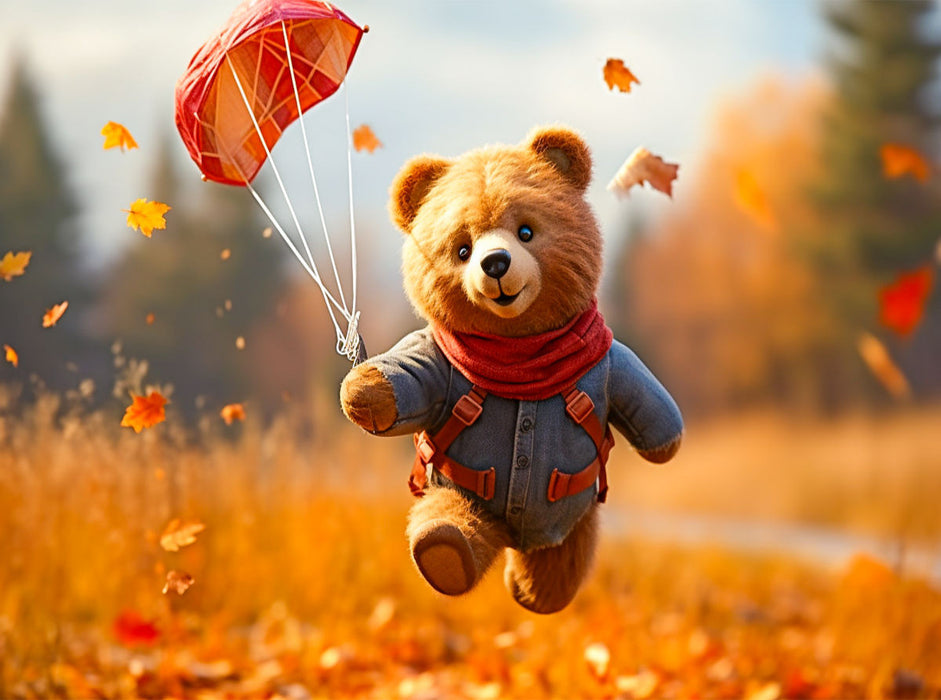 Ein Motiv aus dem Kalender Teddybär und seine Abenteuer - CALVENDO Foto-Puzzle'