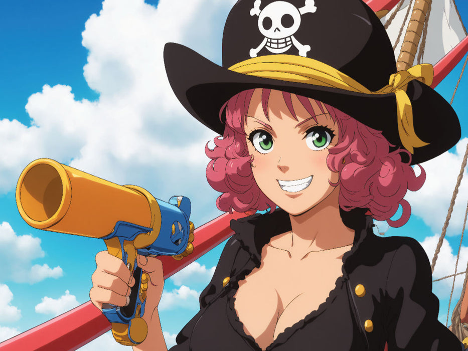 Anime Girl Piratin - CALVENDO Foto-Puzzle'