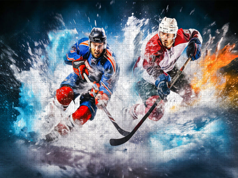 Ein Motiv aus dem Kalender Eishockey und positive Gedanken - CALVENDO Foto-Puzzle'