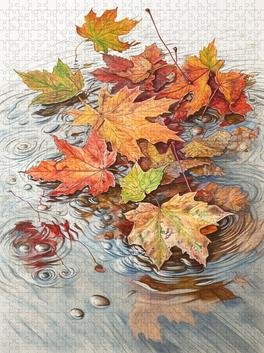 Herbstblätter - CALVENDO Foto-Puzzle'