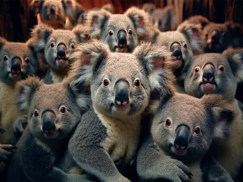 Viele Koalas auf einem Bild - CALVENDO Foto-Puzzle'