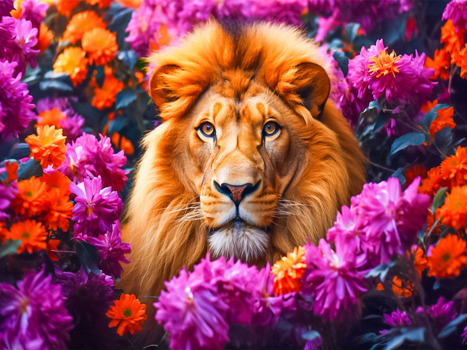 Lion - Puzzle photo CALVENDO' 