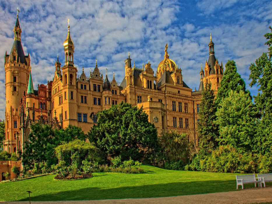 Schloss Schwerin - CALVENDO Foto-Puzzle'