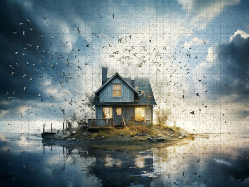 Ein Motiv aus dem Kalender "Unheimliche Behausungen" - CALVENDO Foto-Puzzle'