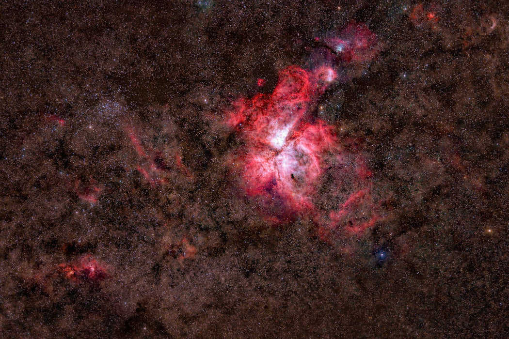 Premium Textil-Leinwand Carinanebel NGC 3372