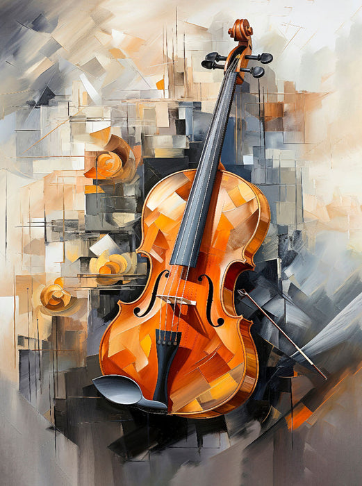 Die Geige - CALVENDO Foto-Puzzle'