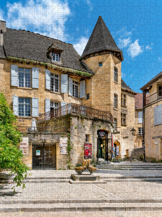 Sarlat-La-Canéda mit seiner charmanten, historischen Altstadt - CALVENDO Foto-Puzzle'