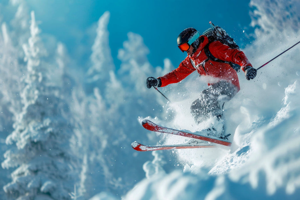 Ski en toile textile premium, vol à ski 