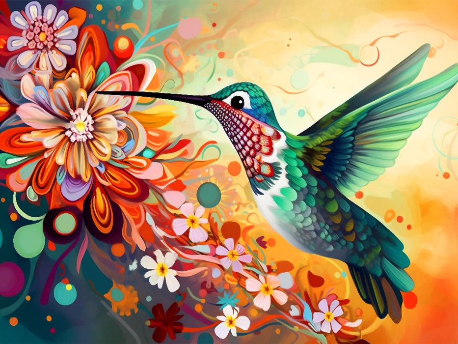 Un motif du calendrier Oiseaux Colorés - CALVENDO Photo Puzzle' 