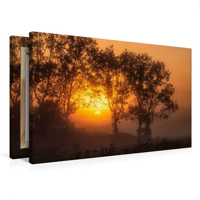 Premium Textil-Leinwand Sonnenaufgang