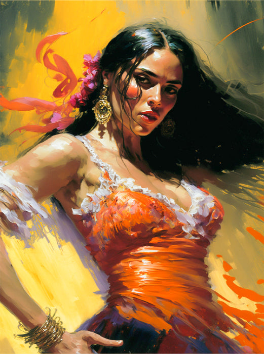 Flamencotänzerin - CALVENDO Foto-Puzzle'