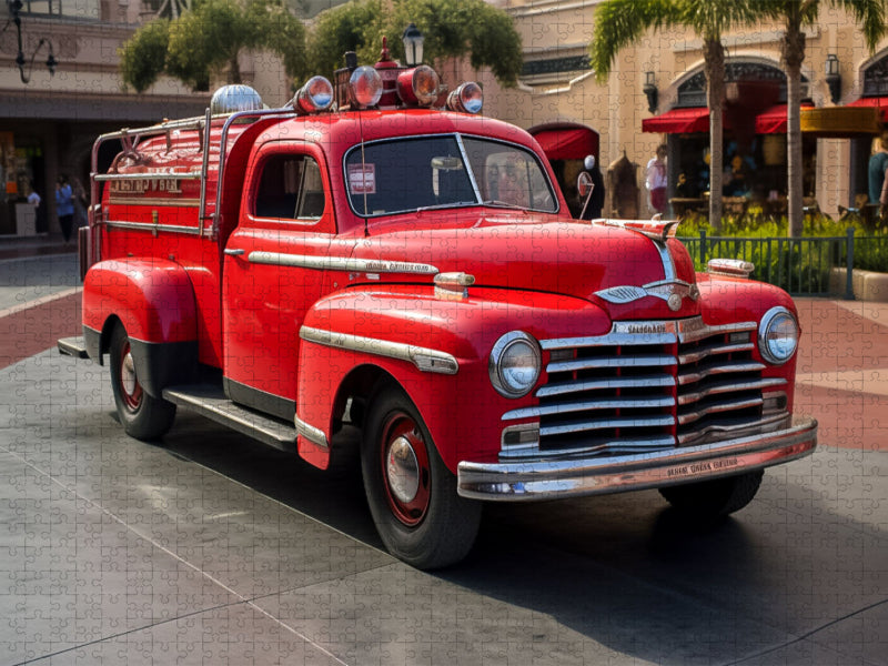 Un motif du calendrier Fantastic Nostalgia Fire Engines - CALVENDO Photo Puzzle' 