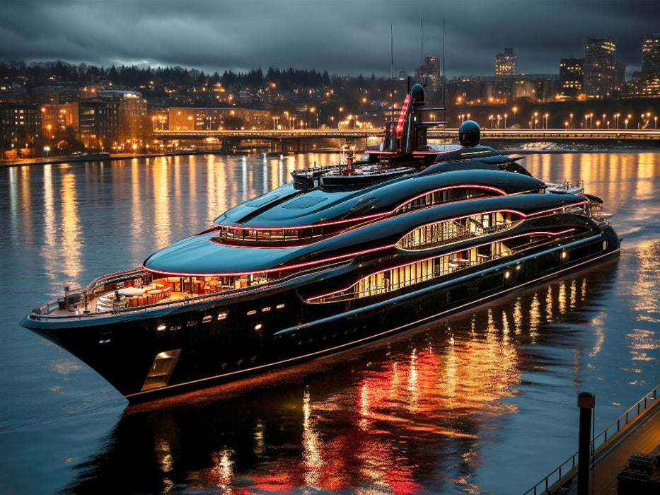 Méga yachts - la perfection sur l'eau - Puzzle photo CALVENDO' 