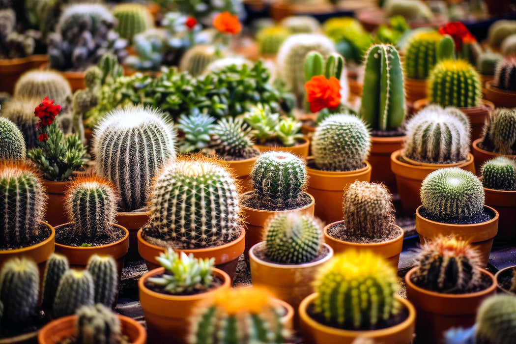 Toile textile premium Merveilles de cactus 