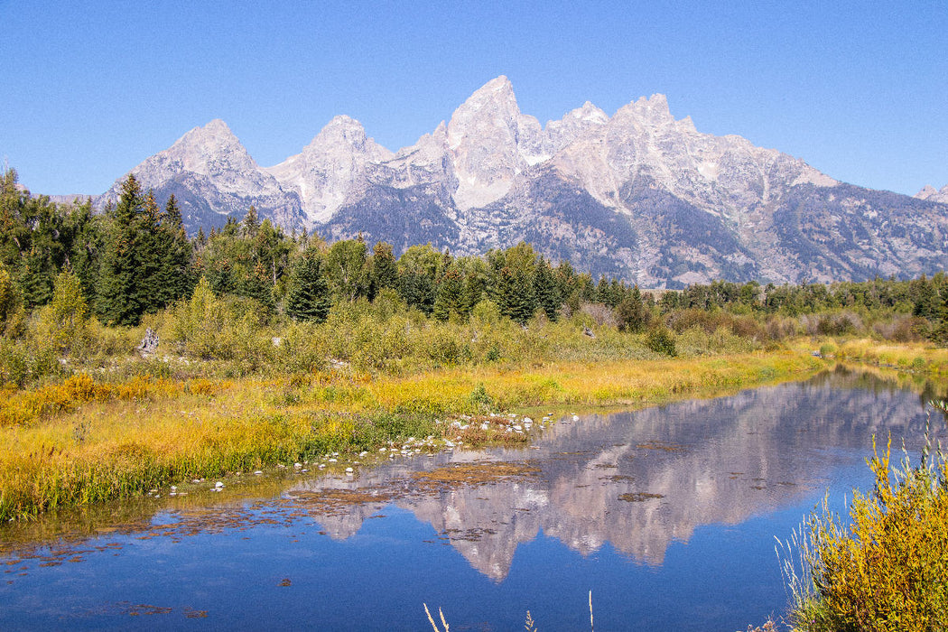 Toile textile haut de gamme Parc national du Grand Teton 