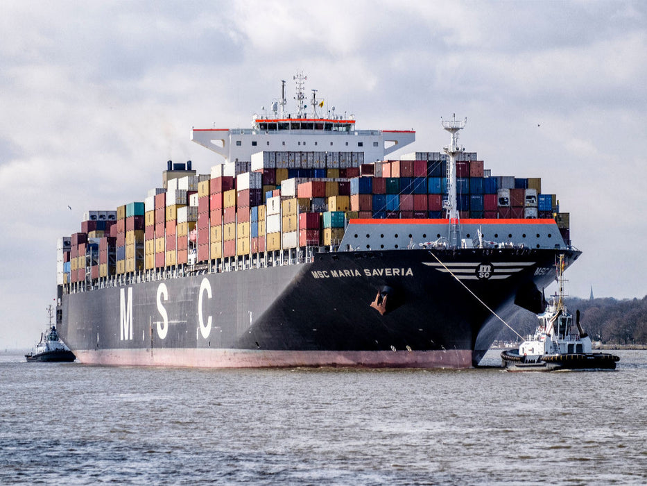 Das Containerschiff "MSC MARIA SAVERIA" - CALVENDO Foto-Puzzle'
