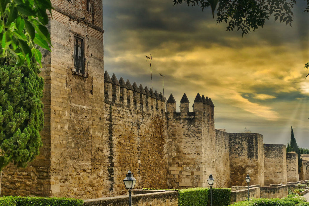 Premium Textil-Leinwand Festung Córdoba