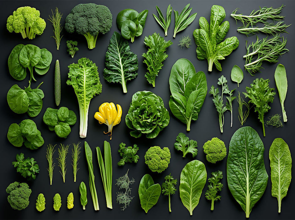 Salatblätter zur gesunden Ernährung - CALVENDO Foto-Puzzle'