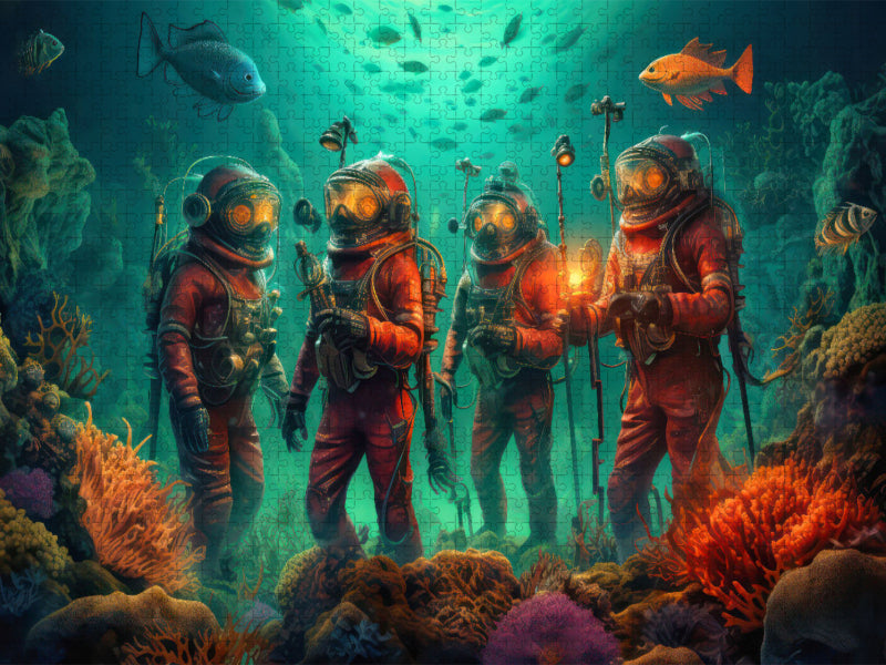 Unterwasserausflug - CALVENDO Foto-Puzzle'