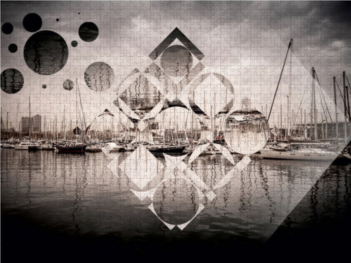 Waterworld Polyscape - Geometrie trifft Fotografie - CALVENDO Foto-Puzzle - calvendoverlag 29.99