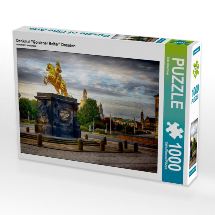 Denkmal "Goldener Reiter" Dresden - CALVENDO Foto-Puzzle - calvendoverlag 29.99