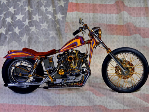 Harley Classic Chopper - CALVENDO Foto-Puzzle - calvendoverlag 29.99
