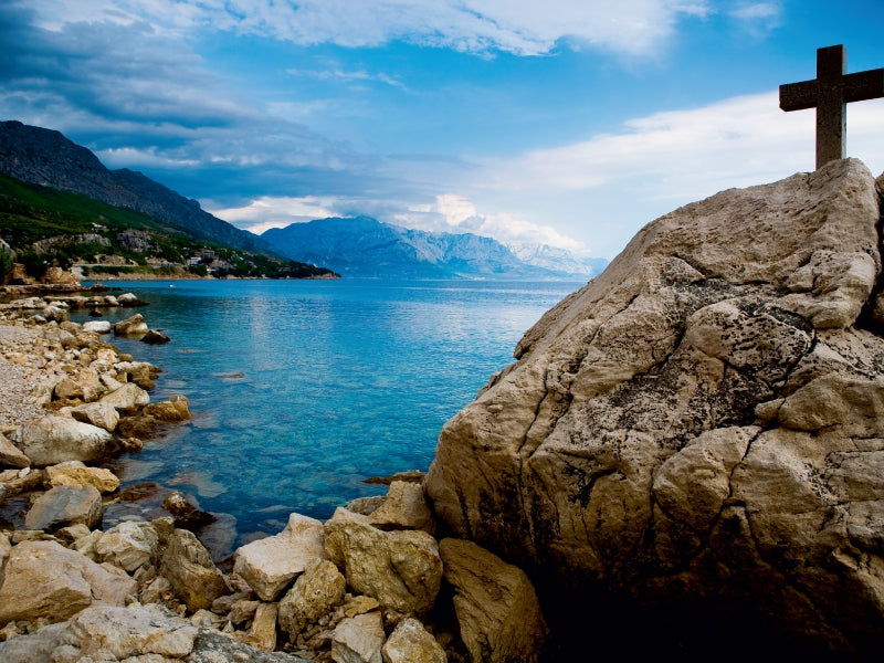 Adriatische Küste bei Split in Croatien - CALVENDO Foto-Puzzle - calvendoverlag 29.99