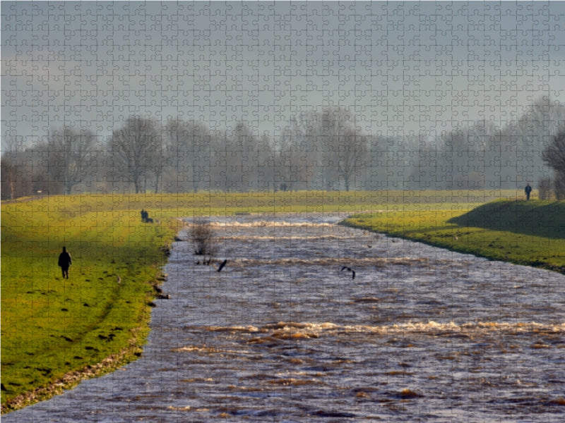 Die Elz bei Wasser - CALVENDO Foto-Puzzle - calvendoverlag 29.99