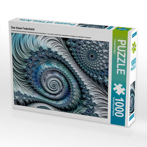 Das blaue Federkleid - CALVENDO Foto-Puzzle - calvendoverlag 29.99