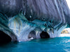 Carpilla de Marmol, Marmorgrotte im Lago General Carrera, Chile - CALVENDO Foto-Puzzle - calvendoverlag 29.99