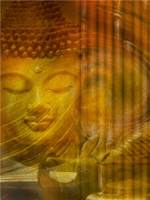 Buddha und Yin Yang - CALVENDO Foto-Puzzle - calvendoverlag 29.99