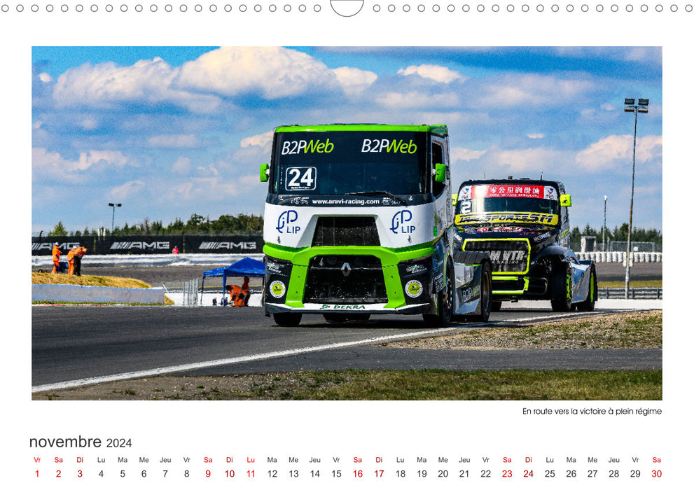 Championnat de France Camions du Nürburgring (CALVENDO Calendrier mensuel 2024)