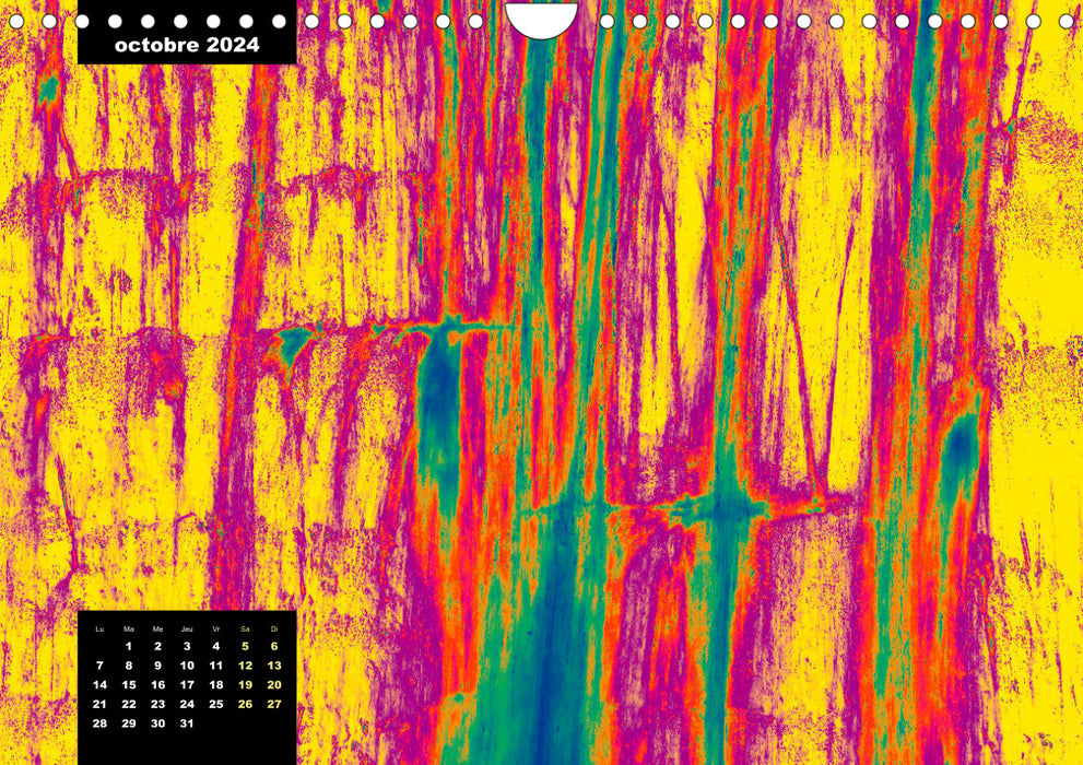 Cascade de couleurs (CALVENDO Calendrier mensuel 2024)