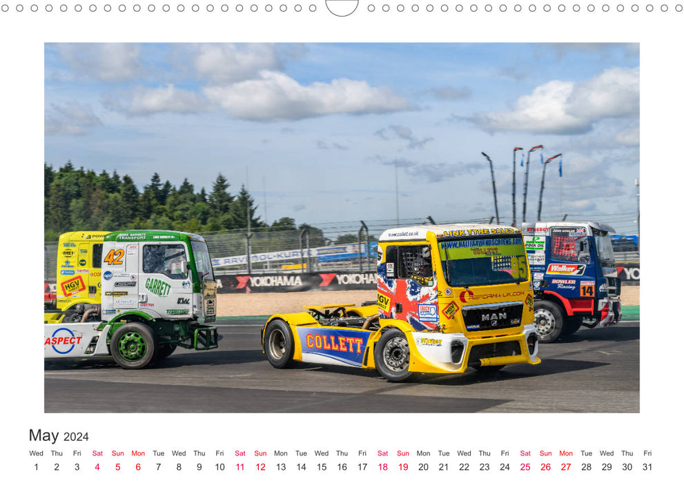 British Race Trucks (CALVENDO Monthly Calendar 2024)