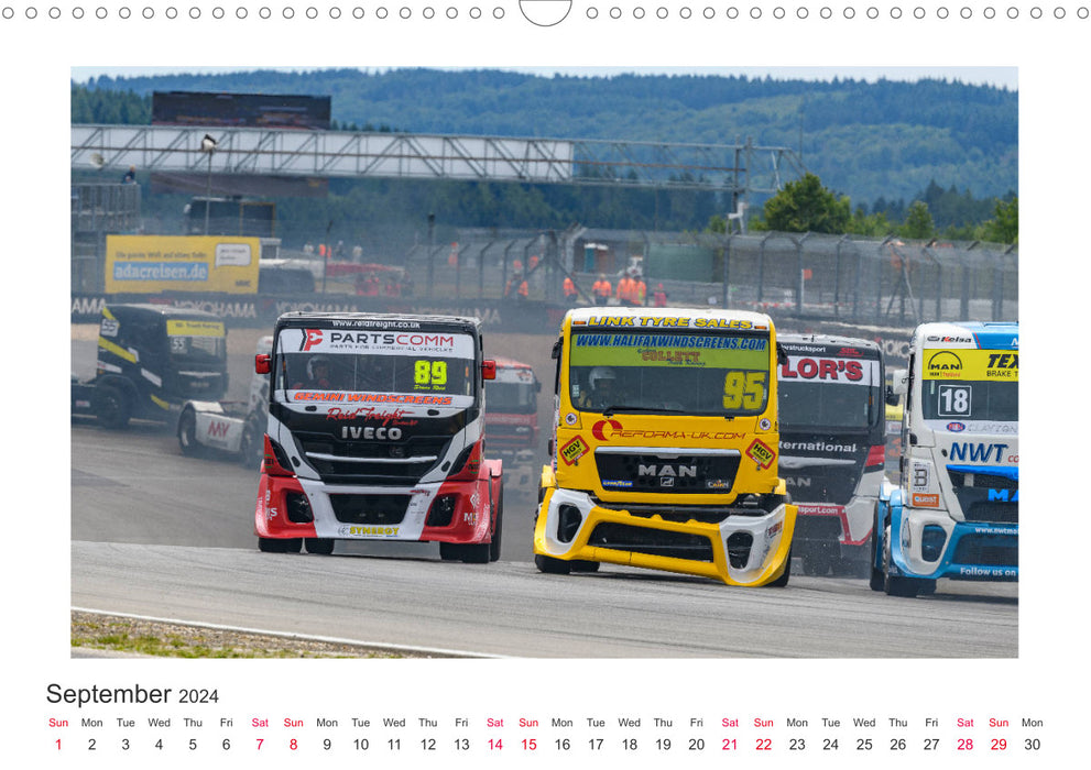 British Race Trucks (CALVENDO Monthly Calendar 2024)