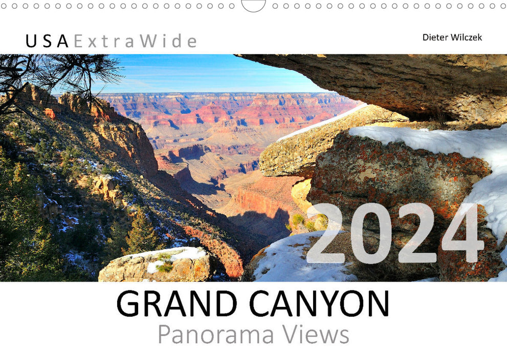 GRAND CANYON - Panorama Views (CALVENDO Monthly Calendar 2024)