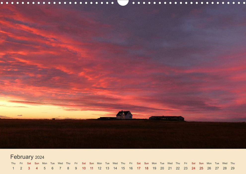 World sunsets (CALVENDO Monthly Calendar 2024)