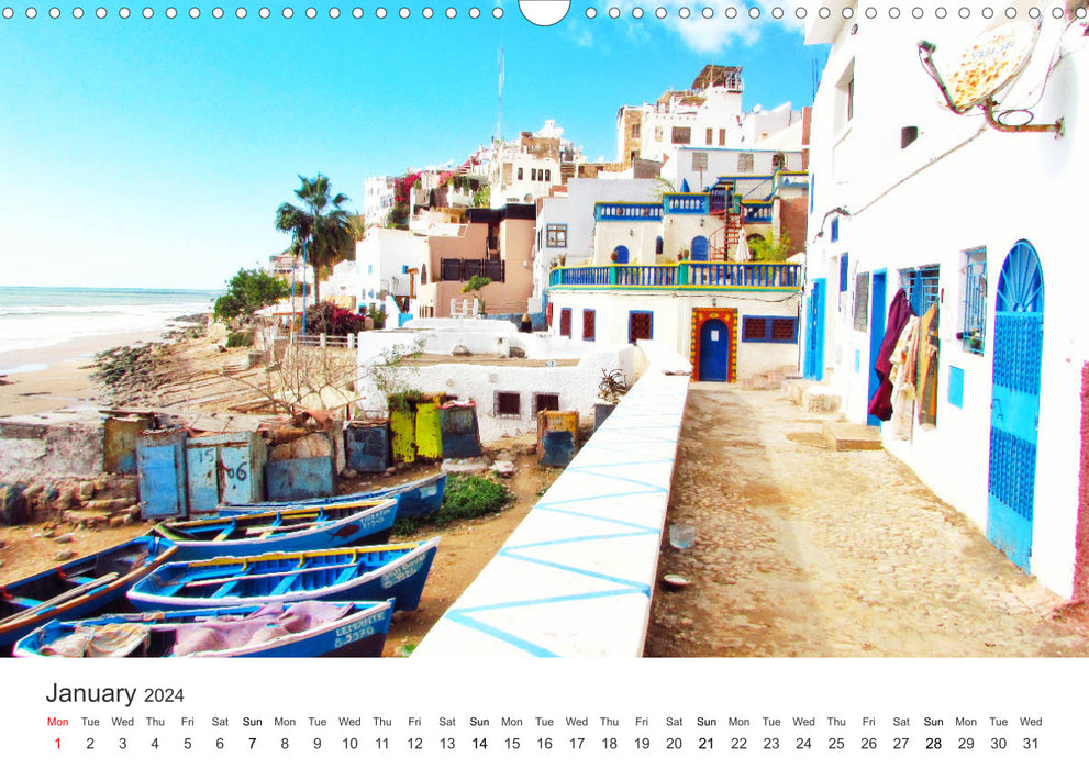 The colorful Morocco (CALVENDO Monthly Calendar 2024)