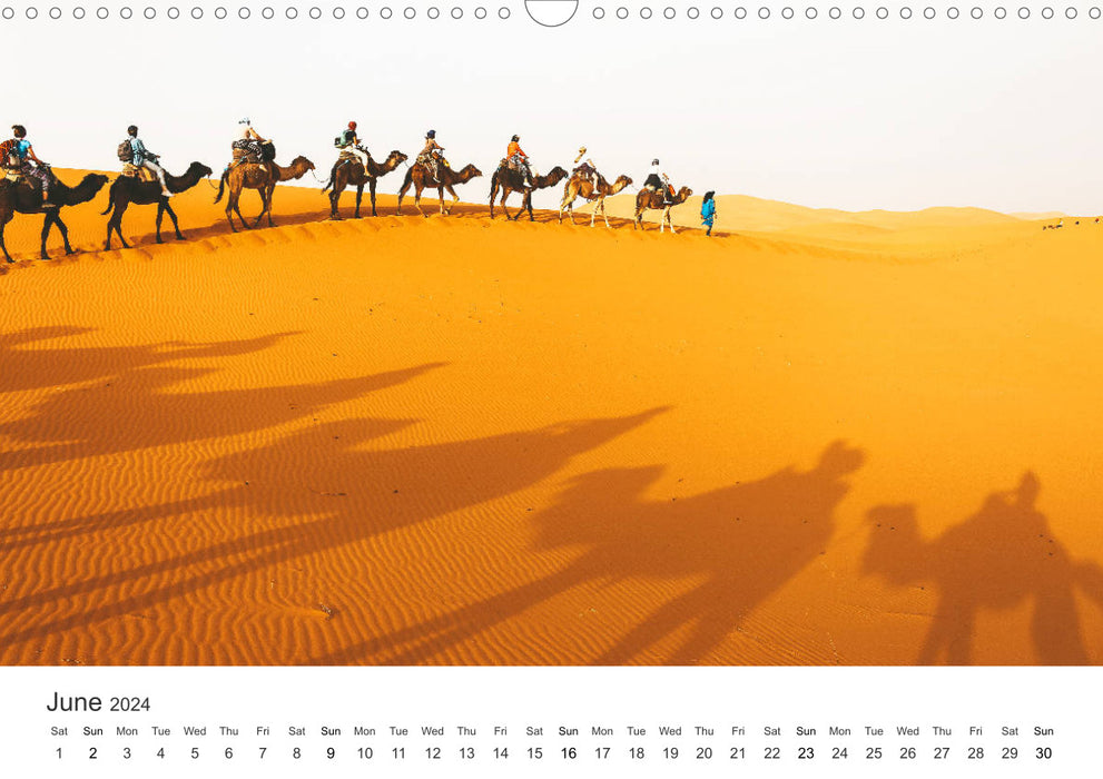 The colorful Morocco (CALVENDO Monthly Calendar 2024)