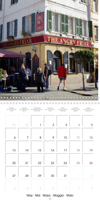 Gibraltar - Where Britain borders Spain (CALVENDO Monthly Calendar 2024)