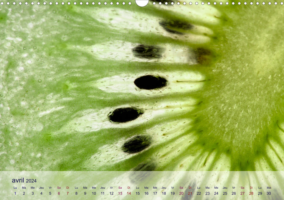 Cœur de fruits cœur de légumes (CALVENDO Calendrier mensuel 2024)