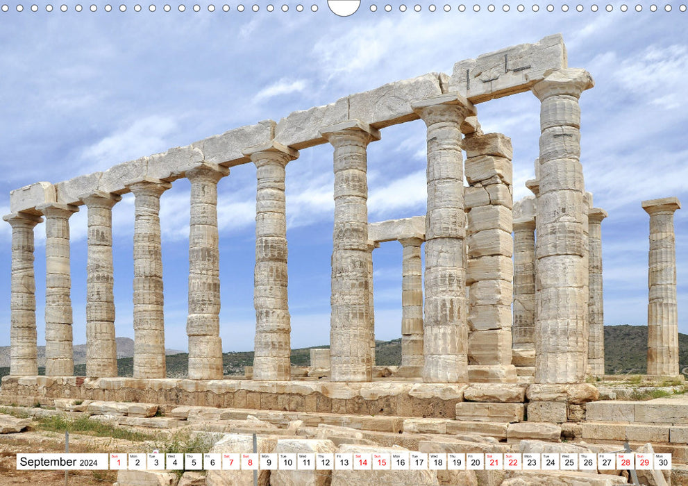 Ancient Greece and Architecture (CALVENDO Monthly Calendar 2024)