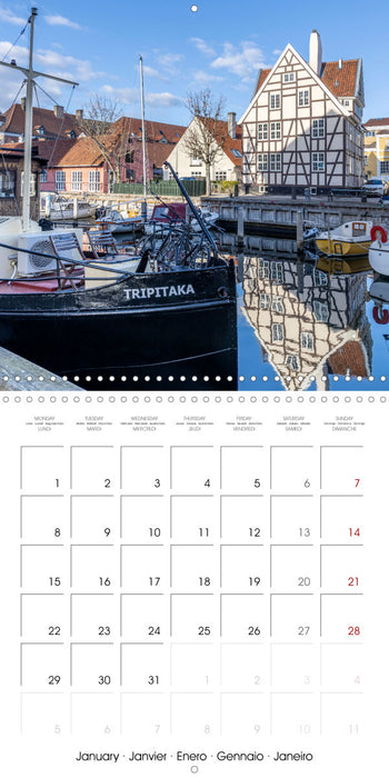 COPENHAGEN Highlights (CALVENDO Monthly Calendar 2024)